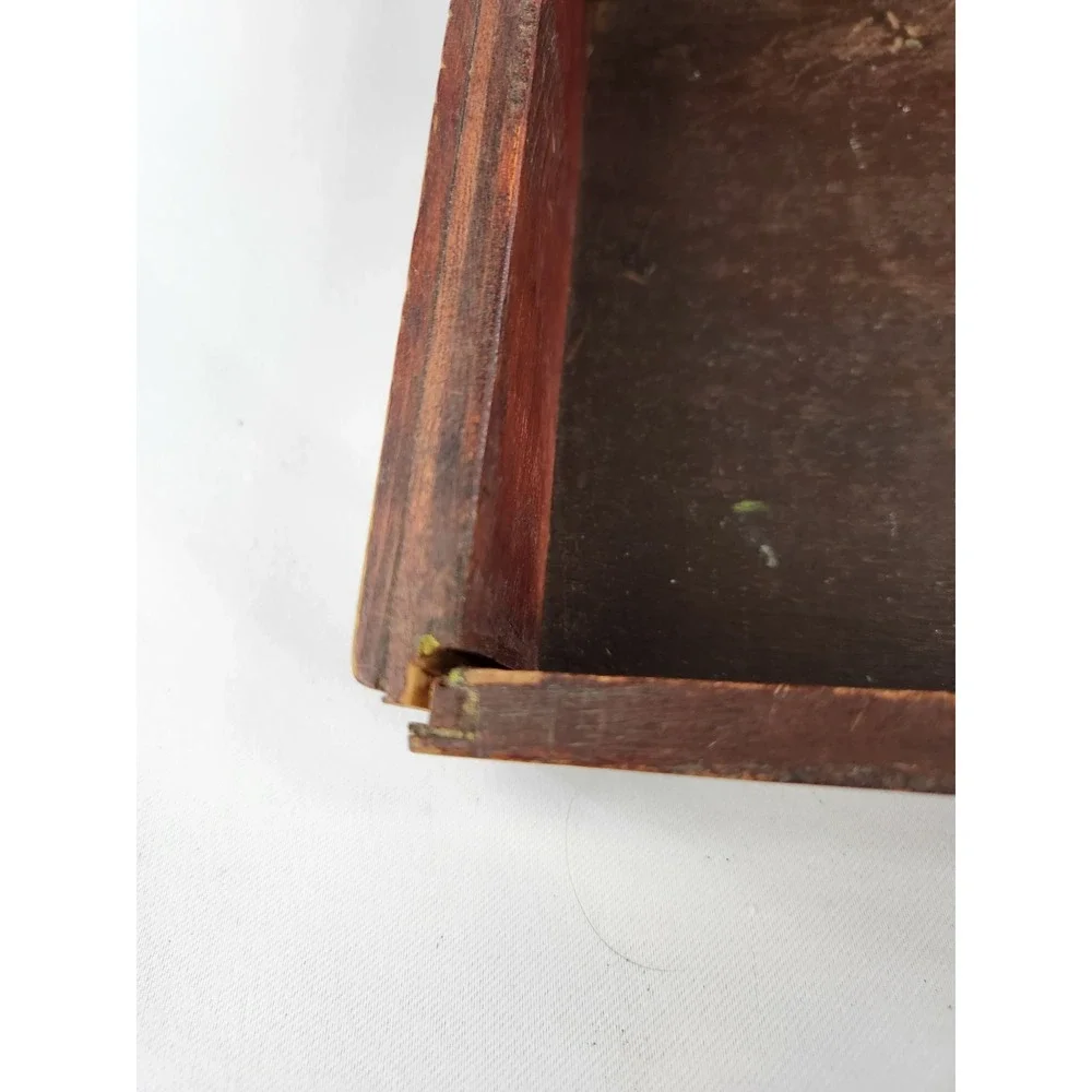 VTG Antique Wood Drawer Tray *Needs Repair* Handmade Small Box Divider‎